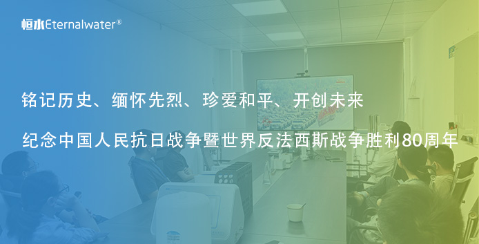 公司组织部分员工观看：纪念中国人民抗日战争暨世界反法西斯战争胜利80周年大会
